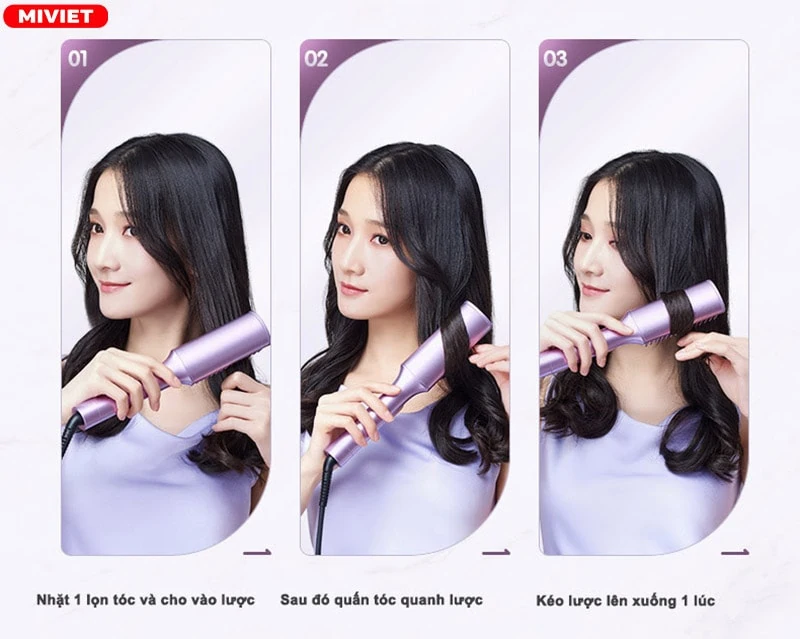 3 bước sử dụng lược điện đơn giản tại nhà