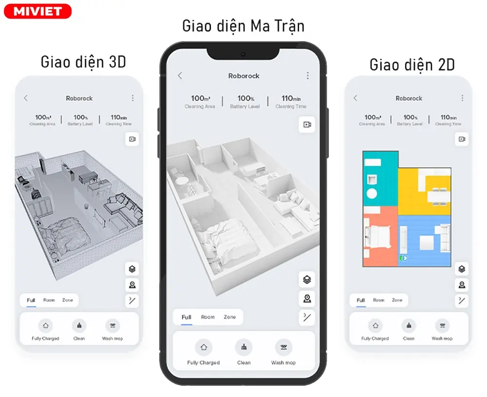 Robot hút bụi lau nhà Roborock S7 MaxV Ultra - Best Seller Tạo bản đồ ma trận 3D