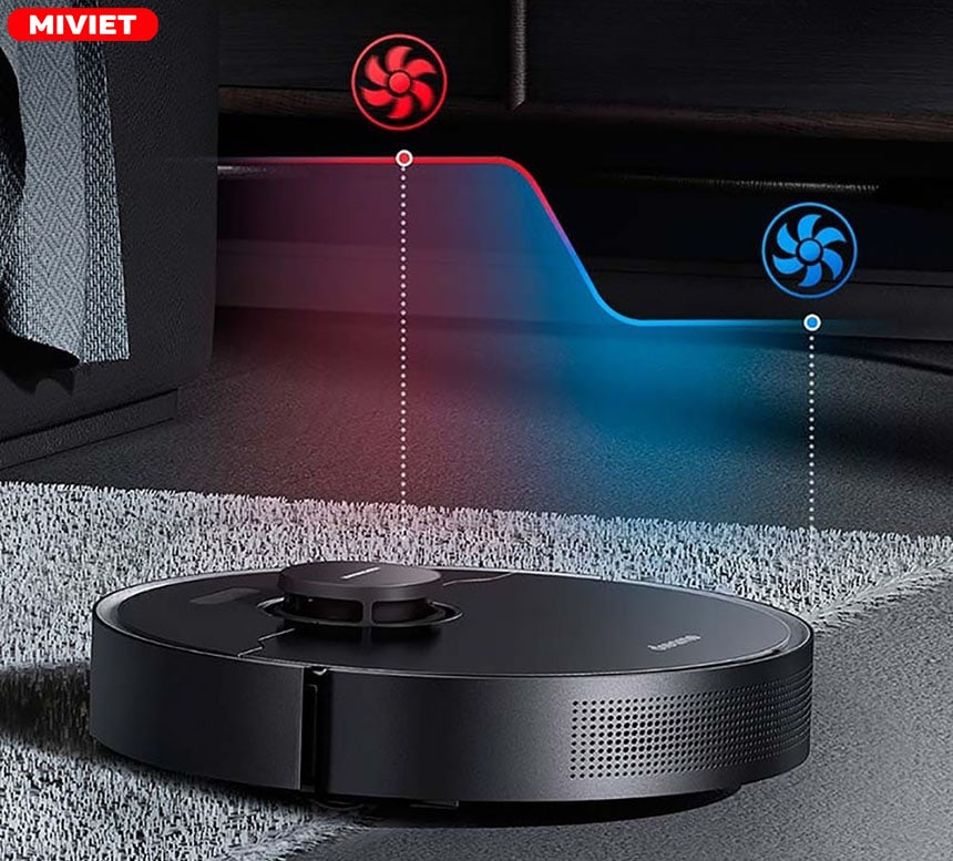 So sánh robot hút bụi lau nhà Dreame D9 và D9 Pro Cảm biến nhận diện thảm thông minh