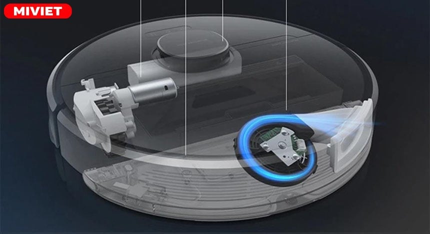 So sánh robot hút bụi lau nhà Dreame D9 và D9 Pro Động cơ không chổi than, kiểm soát tiếng ồn hiệu quả