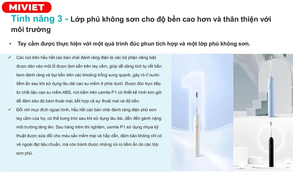 Chất liệu thân thiện an toàn