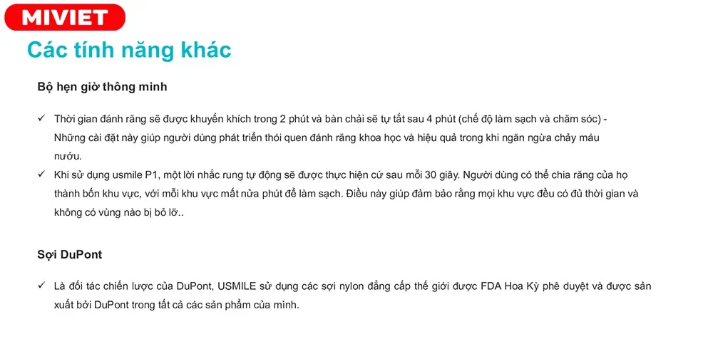 Nhiều tính năng thông minh