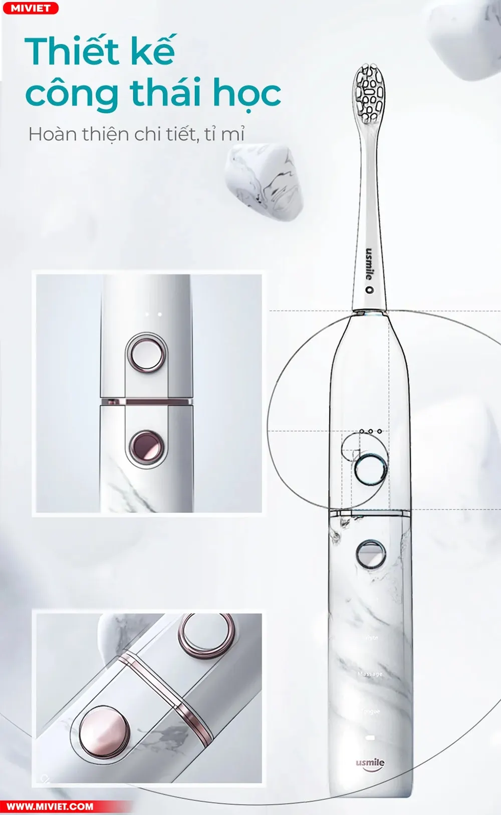 Thiết kế đơn giản, màu sắc trang nhã, sử dụng dễ dàng