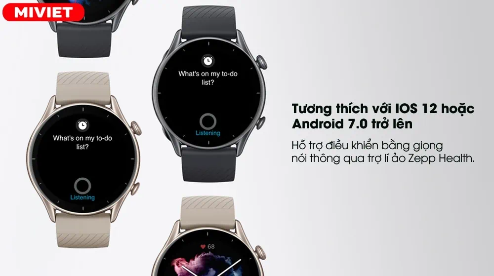 Hoạt động mượt mà trên hệ điều hành Zepp