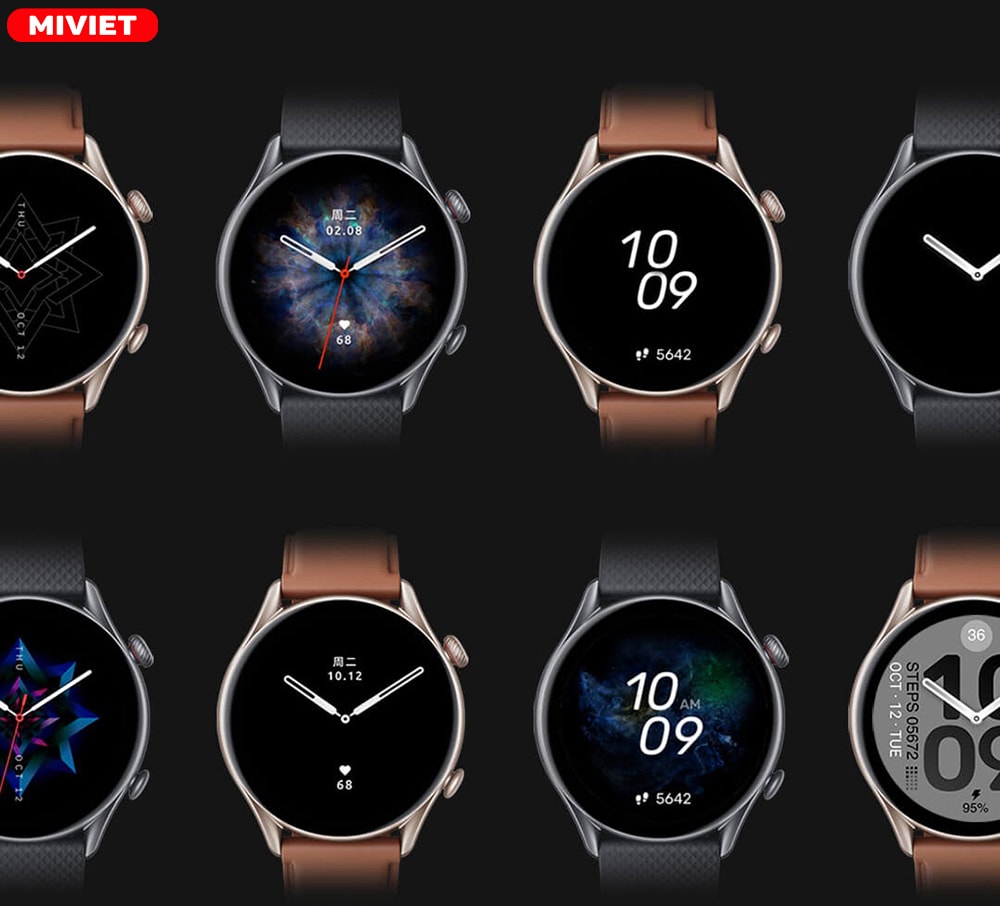 Đồng hồ thông minh Amazfit GTR 3 Pro 150 mặt đồng hồ tùy chọn