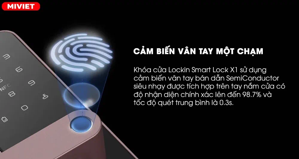 Cảm biến vân tay một chạm siêu nhạy