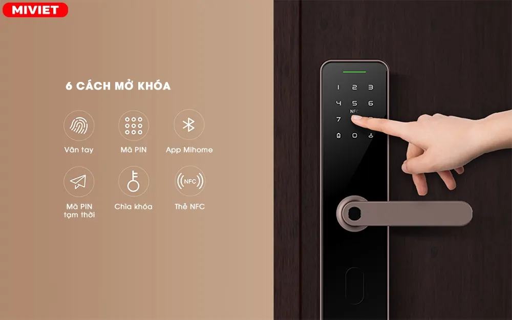 Đa dạng các phương thức mở khóa