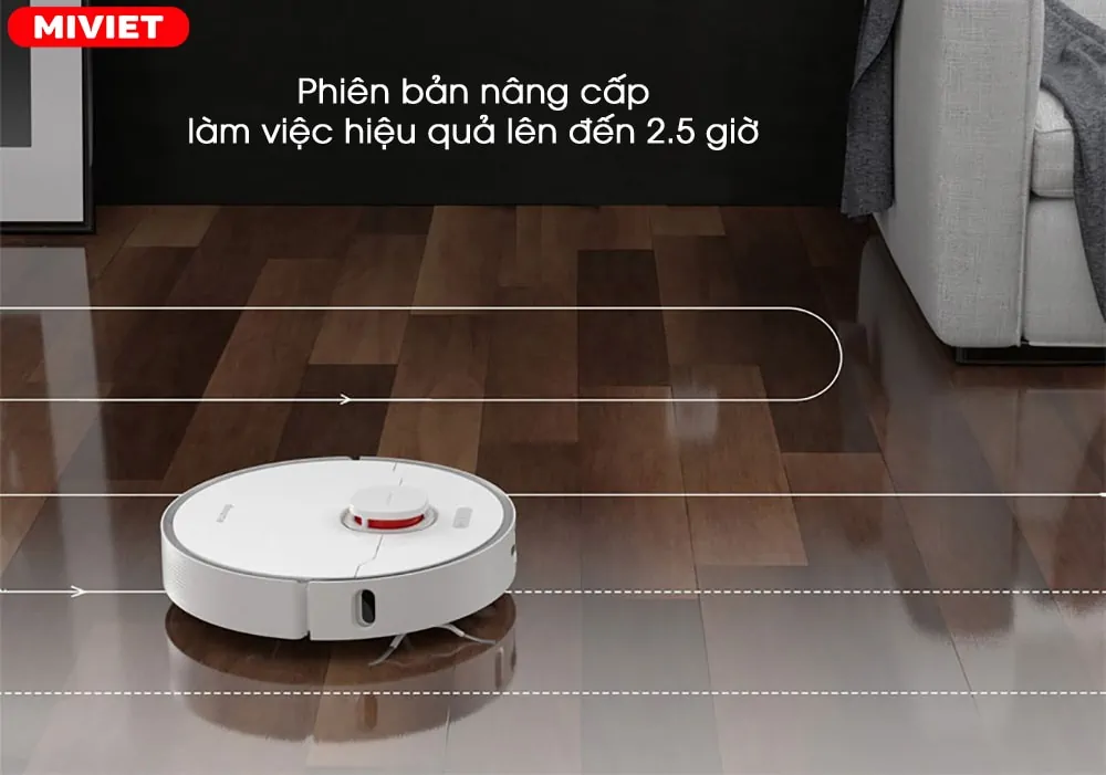 Hoạt động hiệu quả đến 2.5 giờ