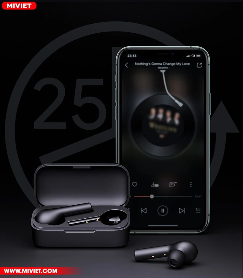 Thời lượng pin dài tối ưu cho 25 giờ sử dụng liên tục