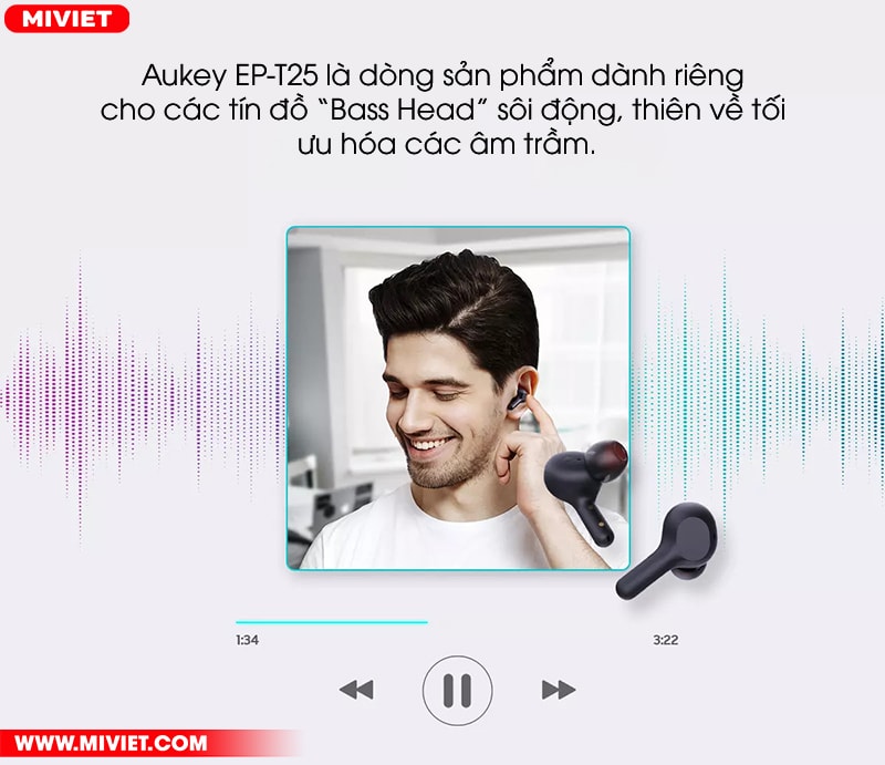 Âm thanh chất lượng đi kèm công nghệ xử lí tạp âm