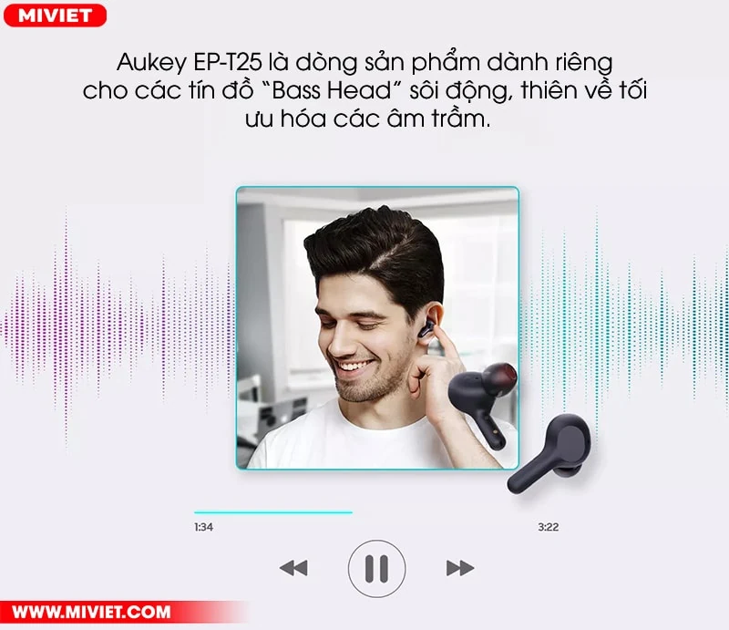 Âm thanh chất lượng đi kèm công nghệ xử lí tạp âm