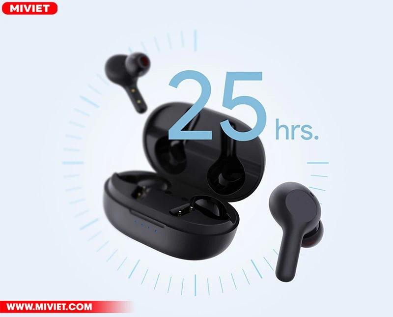 Thời lượng pin tối ưu cho 25 giờ sử dụng