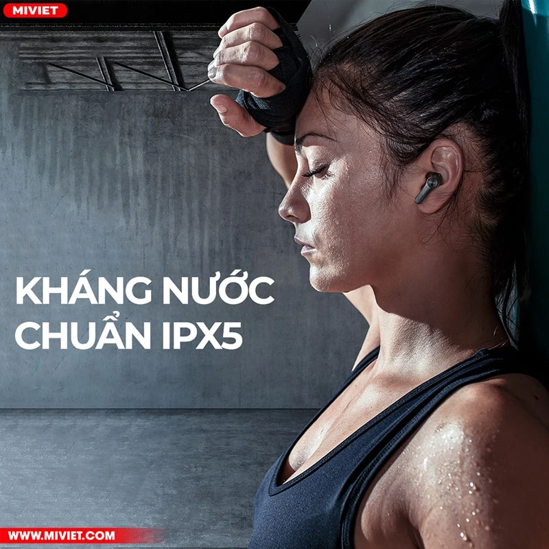 Dung lượng pin lớn, tiêu chuẩn chống nước IPX5