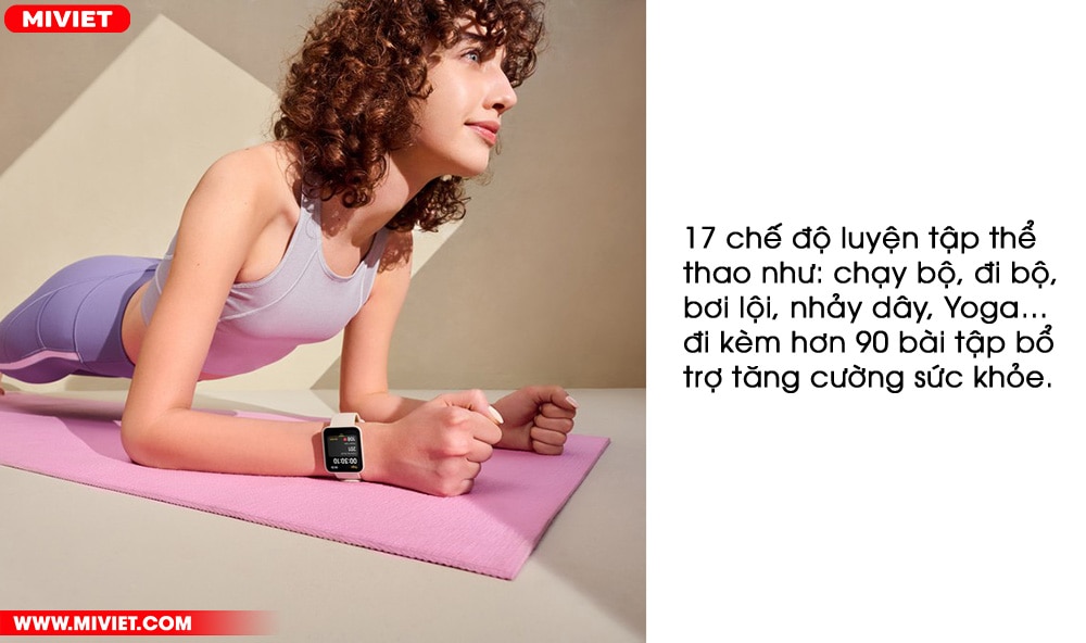 Đồng hồ thông minh Redmi Watch 2 Lite - Bản quốc tế 100 chế độ luyện tập thể thao, bài tập chuyên nghiệp