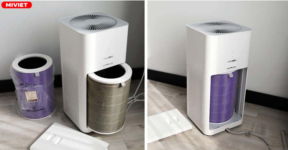 Thay mới lõi lọc định kì trên máy lọc không khí Xiaomi