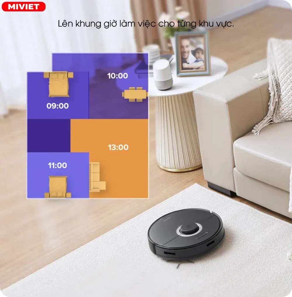 Lên khung giờ làm việc cho từng khu vực