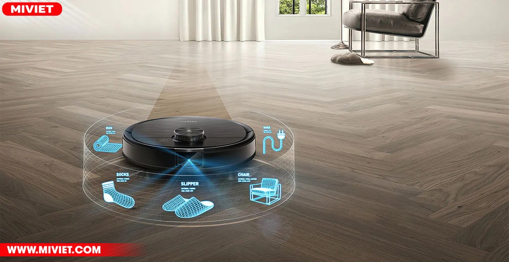 Robot hút bụi Deebot Ozmo T8 AIVI