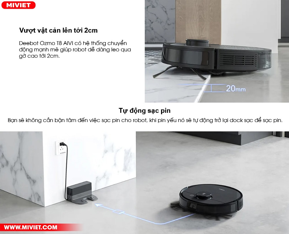 Tự động trở về sạc pin