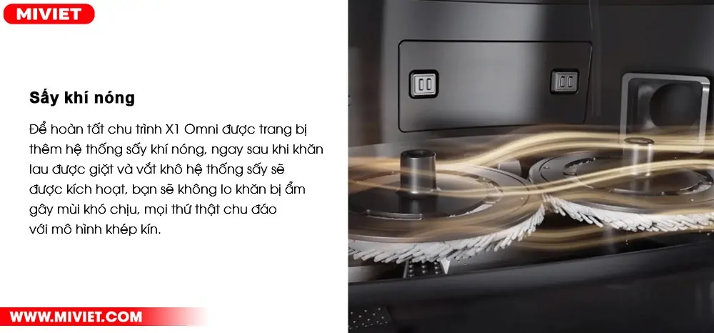 Giặt khăn và làm khô bằng khí nóng