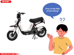 Xe đạp điện chạy có khó không