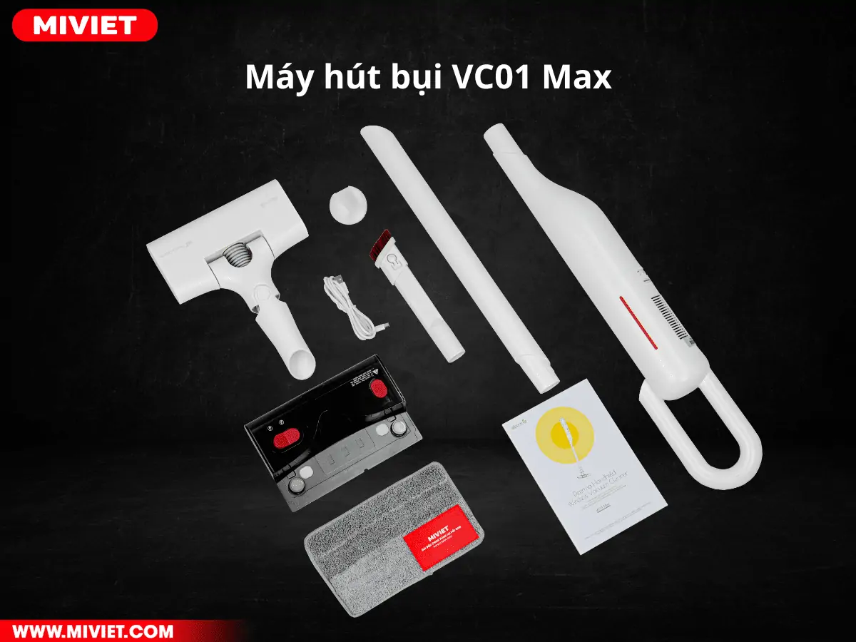 Máy Hút Bụi Lau Nhà Không Dây Deerma VC01 Max - BH 6 Tháng Máy hút bụi lau nhà không dây Deerma VC01 Max