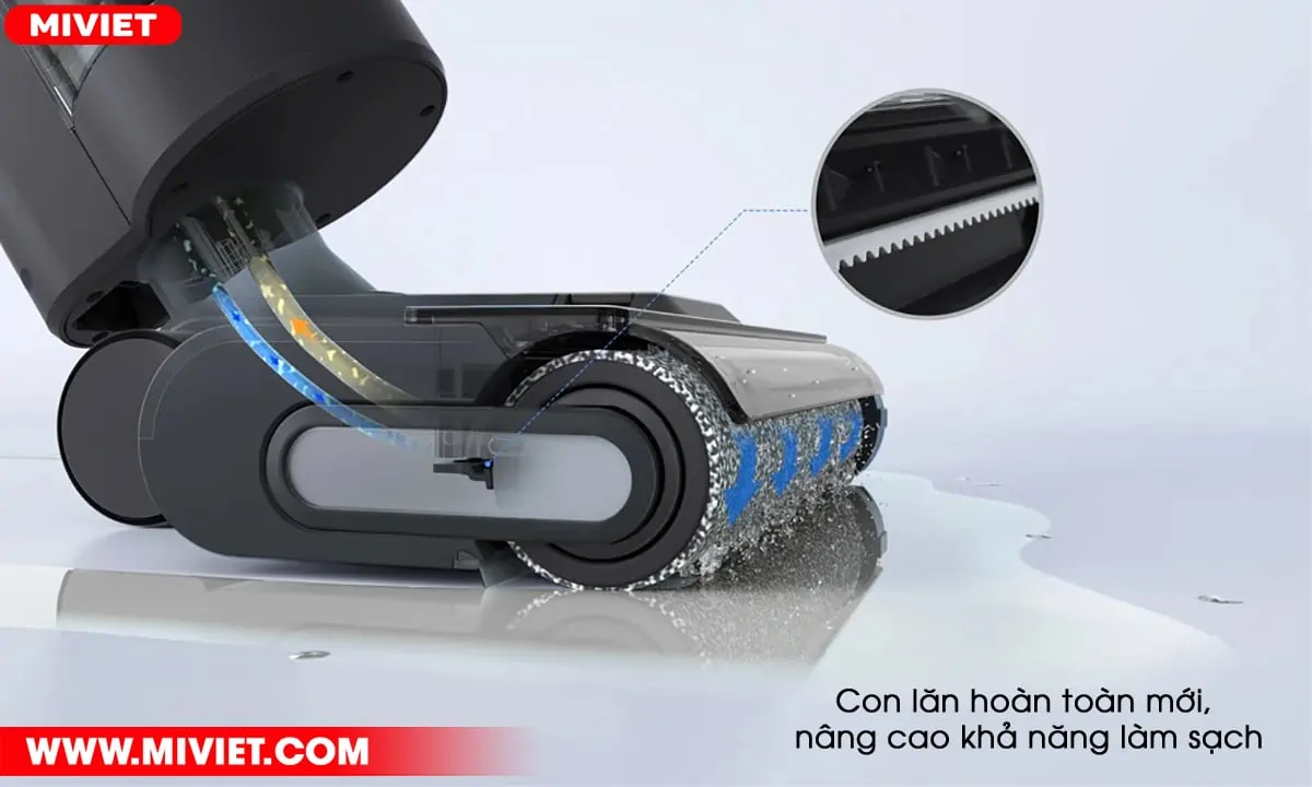 Con lăn hoàn toàn mới, nâng cao khả năng làm sạch