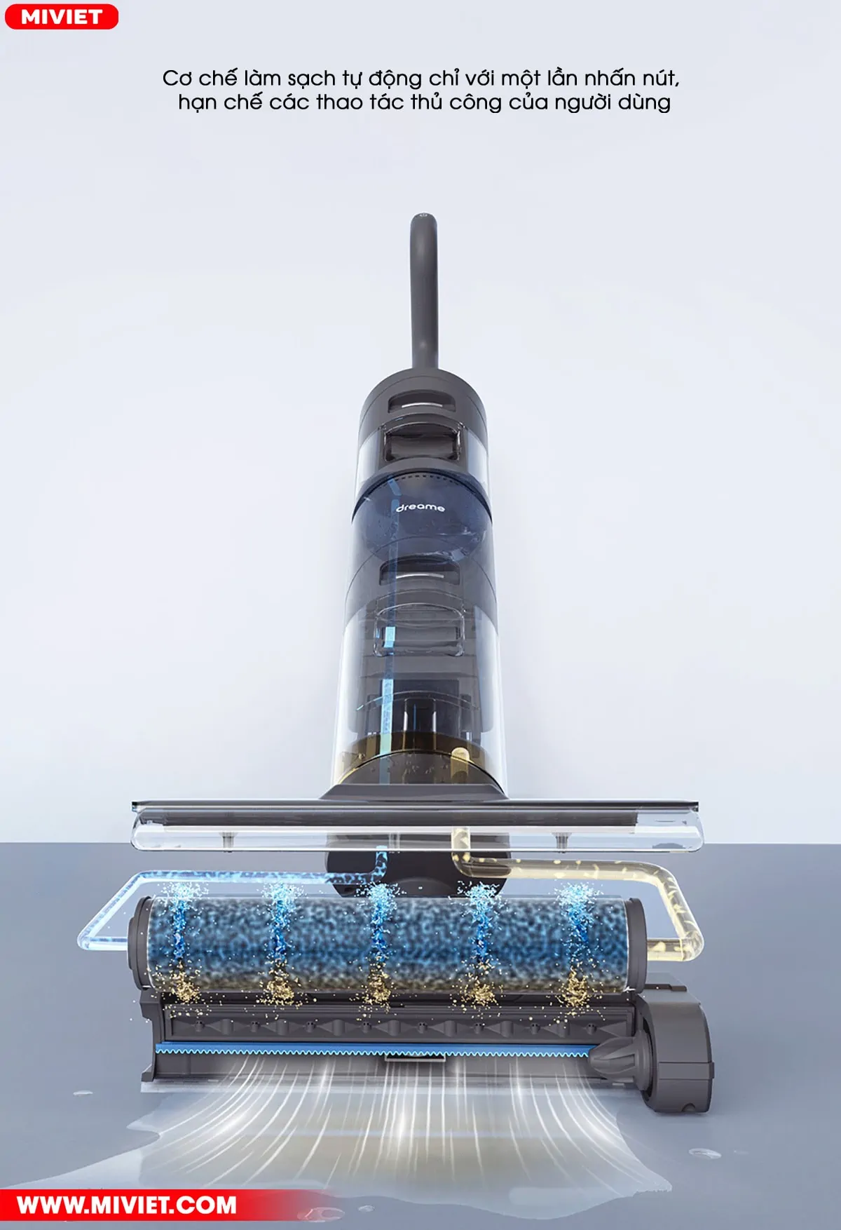 Vệ sinh con lăn tự động