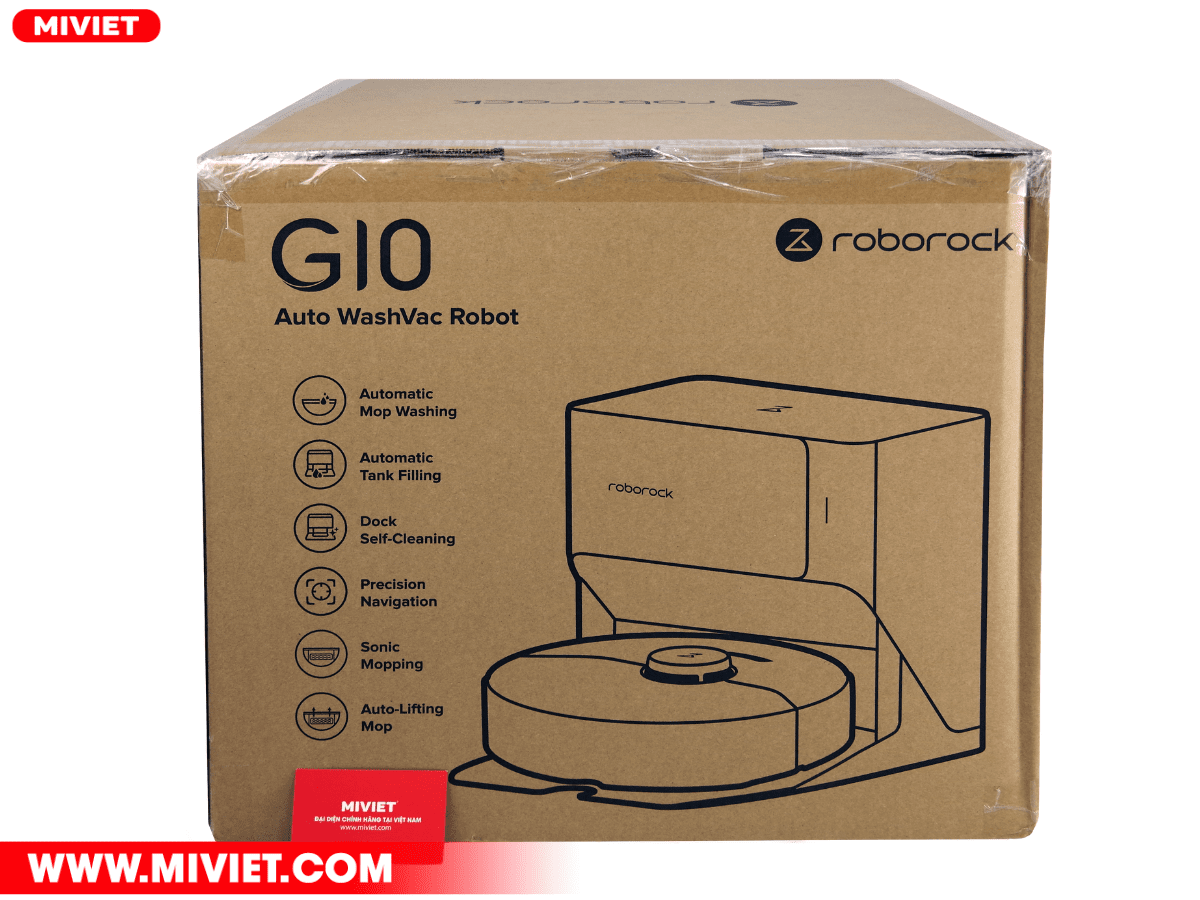 Robot hút bụi lau nhà Xiaomi Roborock G10 – Bản Quốc tế