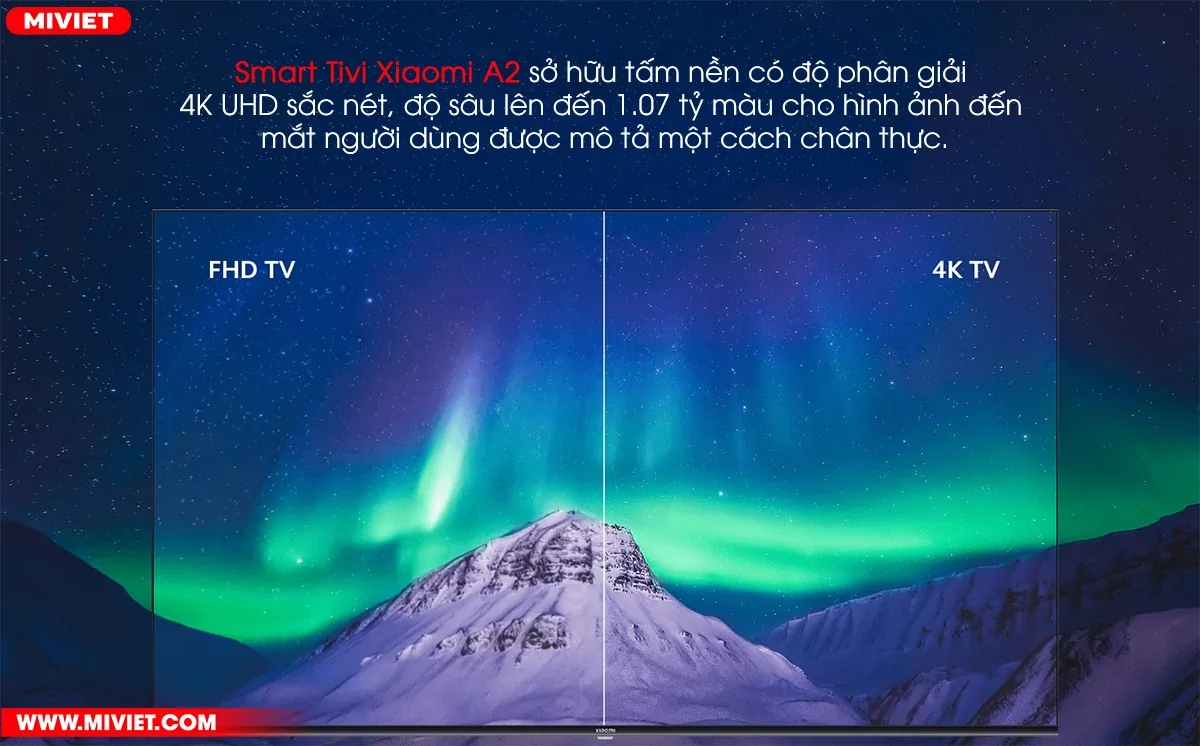 Màn hình UHD 4K cho trải nghiệm chân thật hoàn hảo