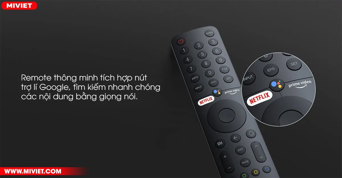 Tích hợp nút trợ lí Google, tìm kiếm nhanh chóng