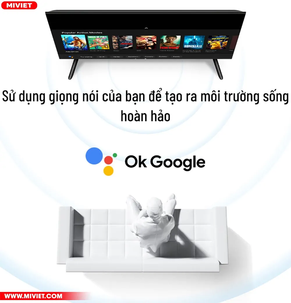 Điều khiển bằng giọng nói dễ dàng