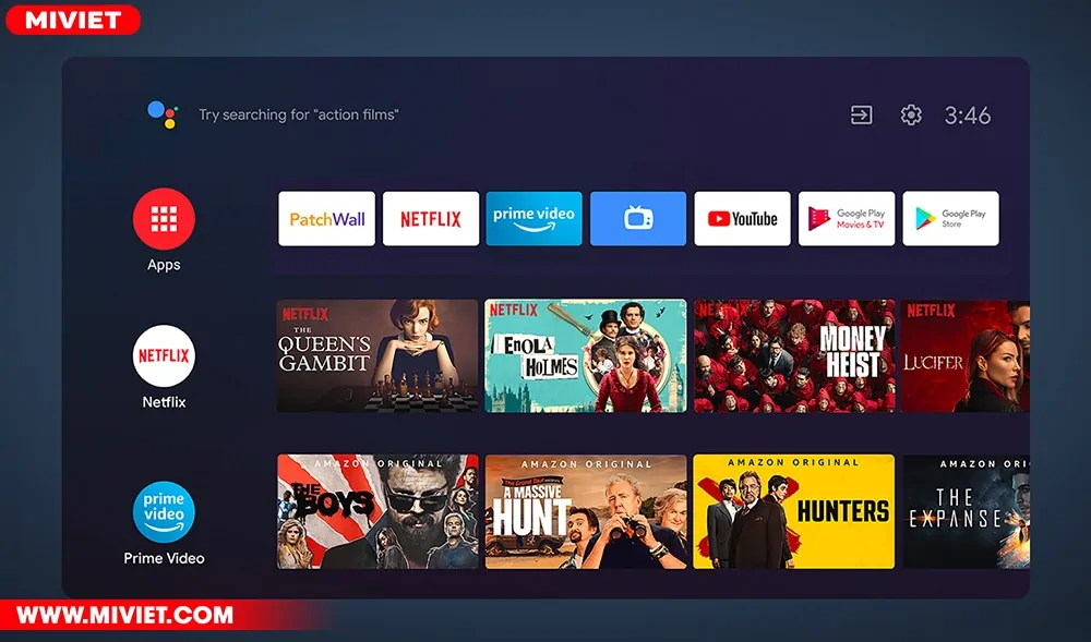 Kho ứng dụng giải trí vô tận