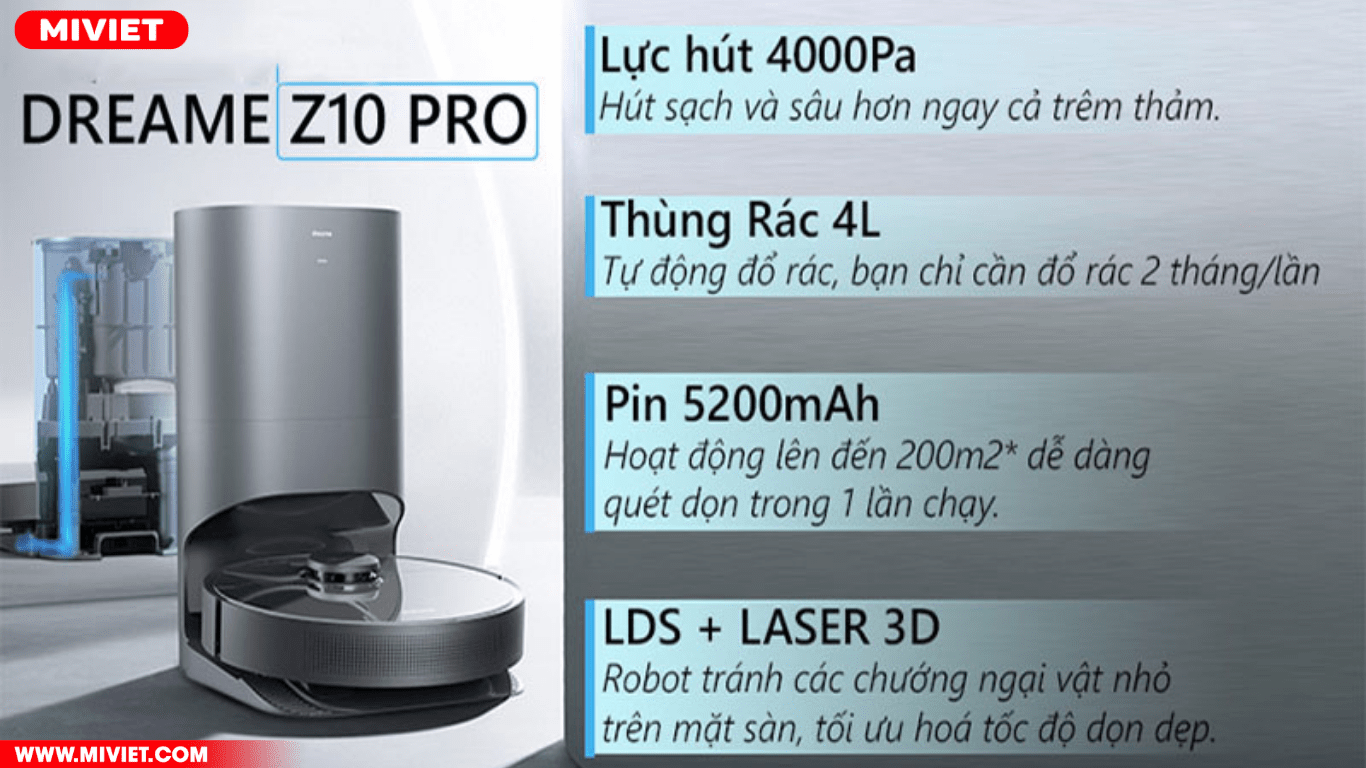 So sánh Dreame Z10 Pro và Roborock Q7 Max