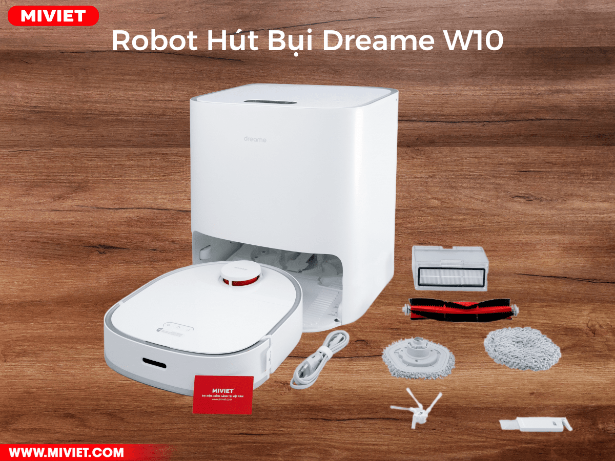 So sánh robot hút bụi Dreame W10 và Roborock G10 Robot hút bụi Dreame W10