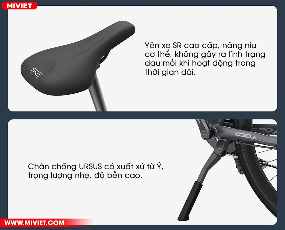 Các trang bị cao cấp trên Himo C30