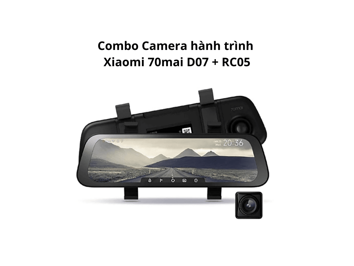 Camera hành trình Xiaomi 70mai D07 + RC05