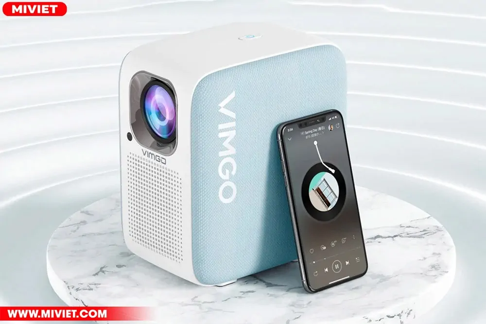 Máy chiếu Vimgo P10 Full HD - 2022 Hệ thống âm thanh vòm sống động trên loa kép 5W