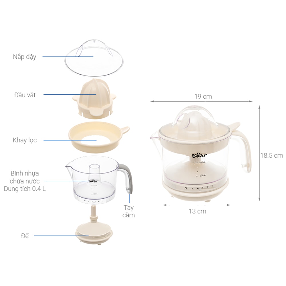 Máy vắt cam tự động Bear CZJ-A04B1 - Tiếng Anh - HDSD Tiếng Việt Máy vắt cam tự động Bear CZJ-A04B1 (2)