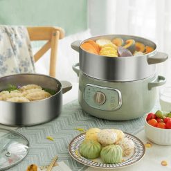 Nồi hấp và nấu lẩu điện đa năng Bear DZG-D80G5