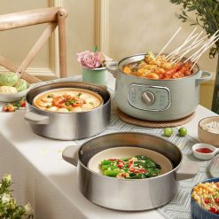 Nồi hấp và nấu lẩu điện đa năng Bear DZG-D80G5 (4)