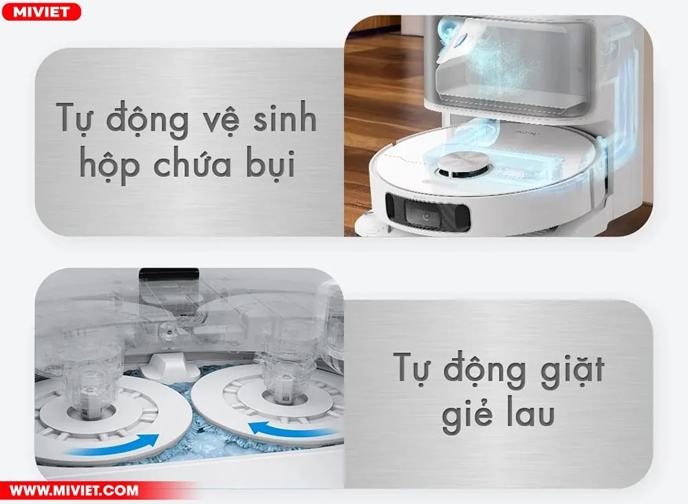 Robot hút bụi lau nhà Dreame L10S Ultra - Quốc Tế - Bản Tiêu Chuẩn Dock sạc 6 trong 1 với nhiều tính năng tiên tiến