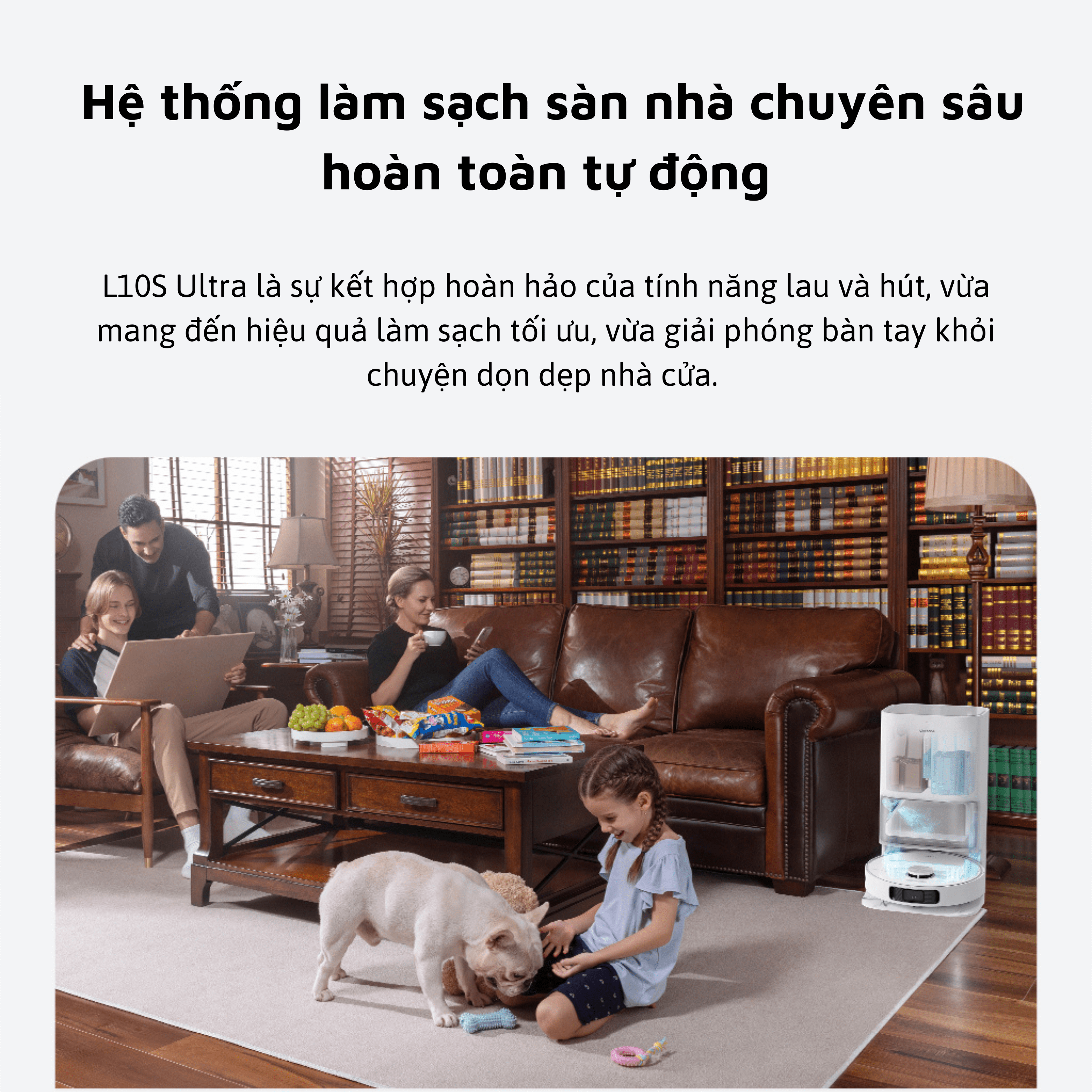 Robot hút bụi lau nhà Dreame L10S Ultra - Quốc Tế - Bản Tiêu Chuẩn Robot hút bụi lau nhà Dreame L10S Ultra - Quốc Tế - Bản Tiêu Chuẩn - Ảnh 3