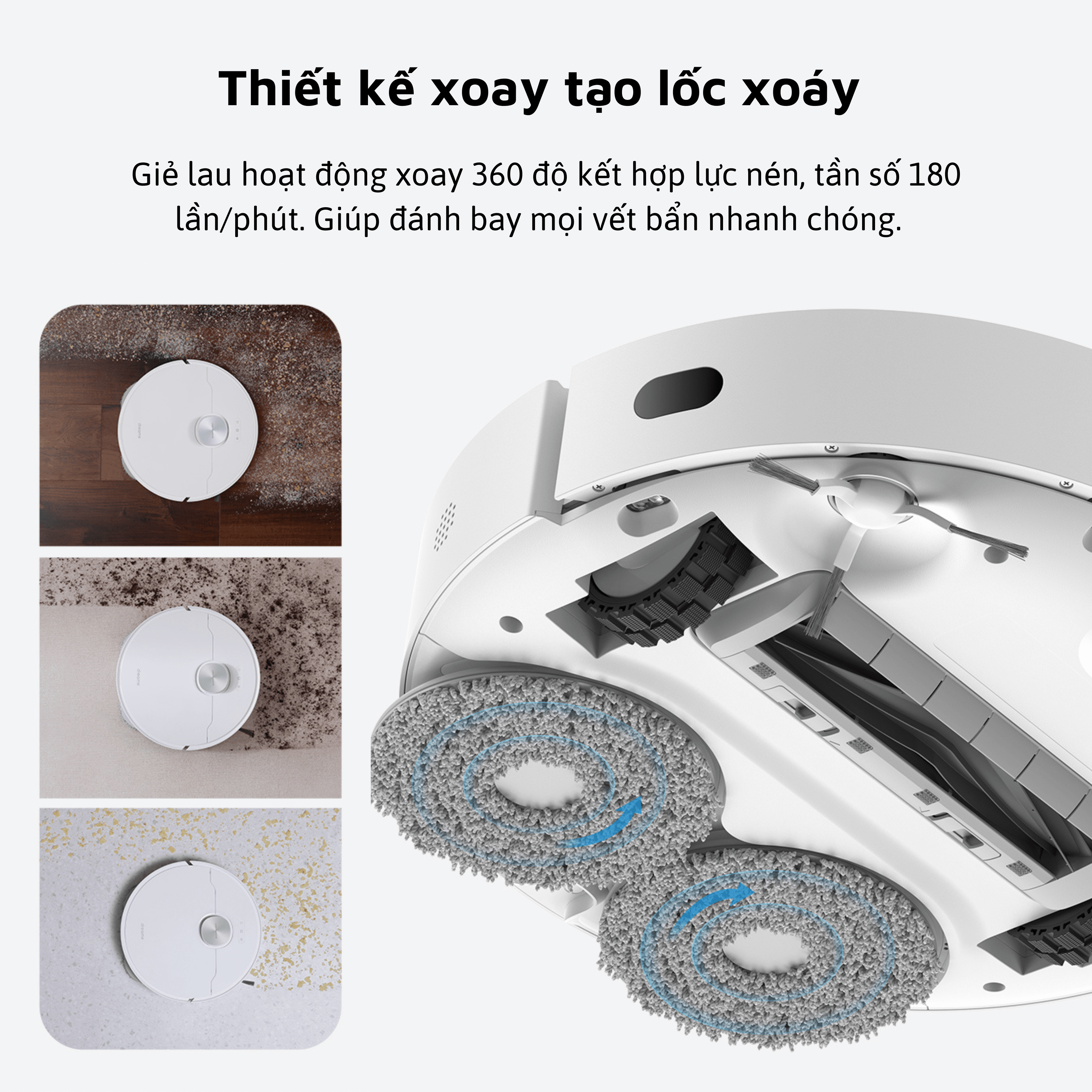 Robot hút bụi lau nhà Dreame L10S Ultra - Quốc Tế - Bản Tiêu Chuẩn Robot hút bụi lau nhà Dreame L10S Ultra - Quốc Tế - Bản Tiêu Chuẩn - Ảnh 12