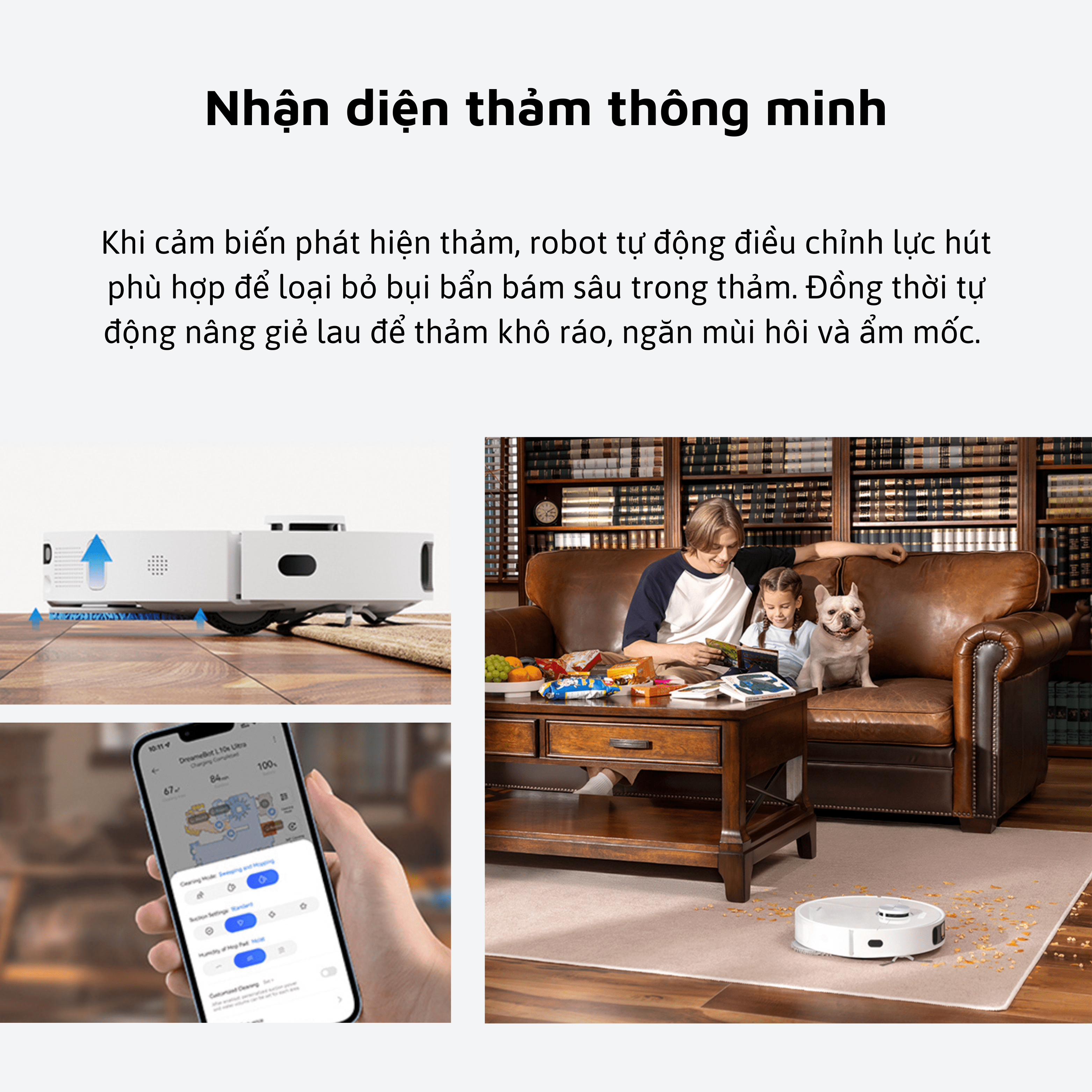 Robot hút bụi lau nhà Dreame L10S Ultra - Quốc Tế - Bản Tiêu Chuẩn Robot hút bụi lau nhà Dreame L10S Ultra - Quốc Tế - Bản Tiêu Chuẩn - Ảnh 13