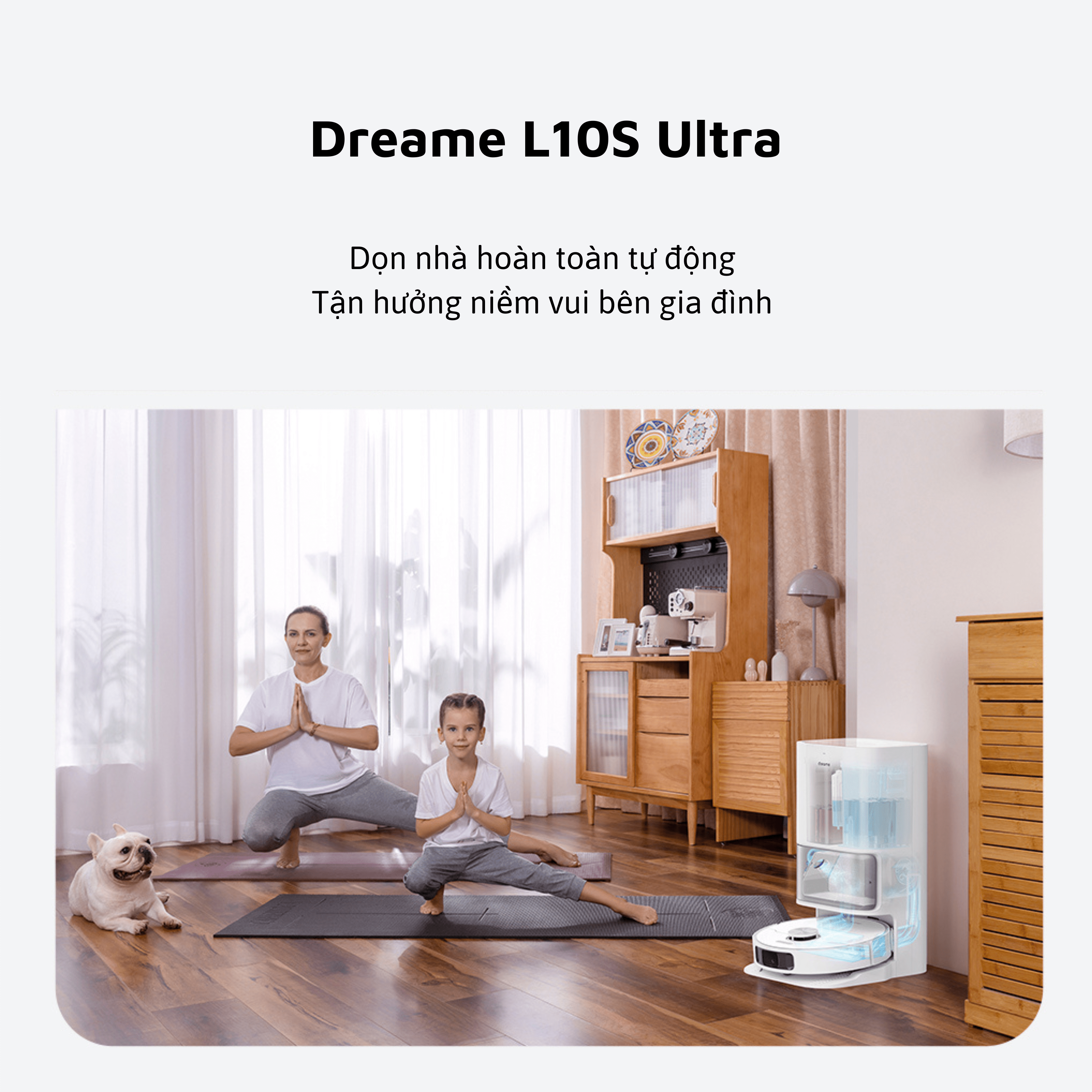 Robot hút bụi lau nhà Dreame L10S Ultra - Quốc Tế - Bản Tiêu Chuẩn Robot hút bụi lau nhà Dreame L10S Ultra - Quốc Tế - Bản Tiêu Chuẩn - Ảnh 4