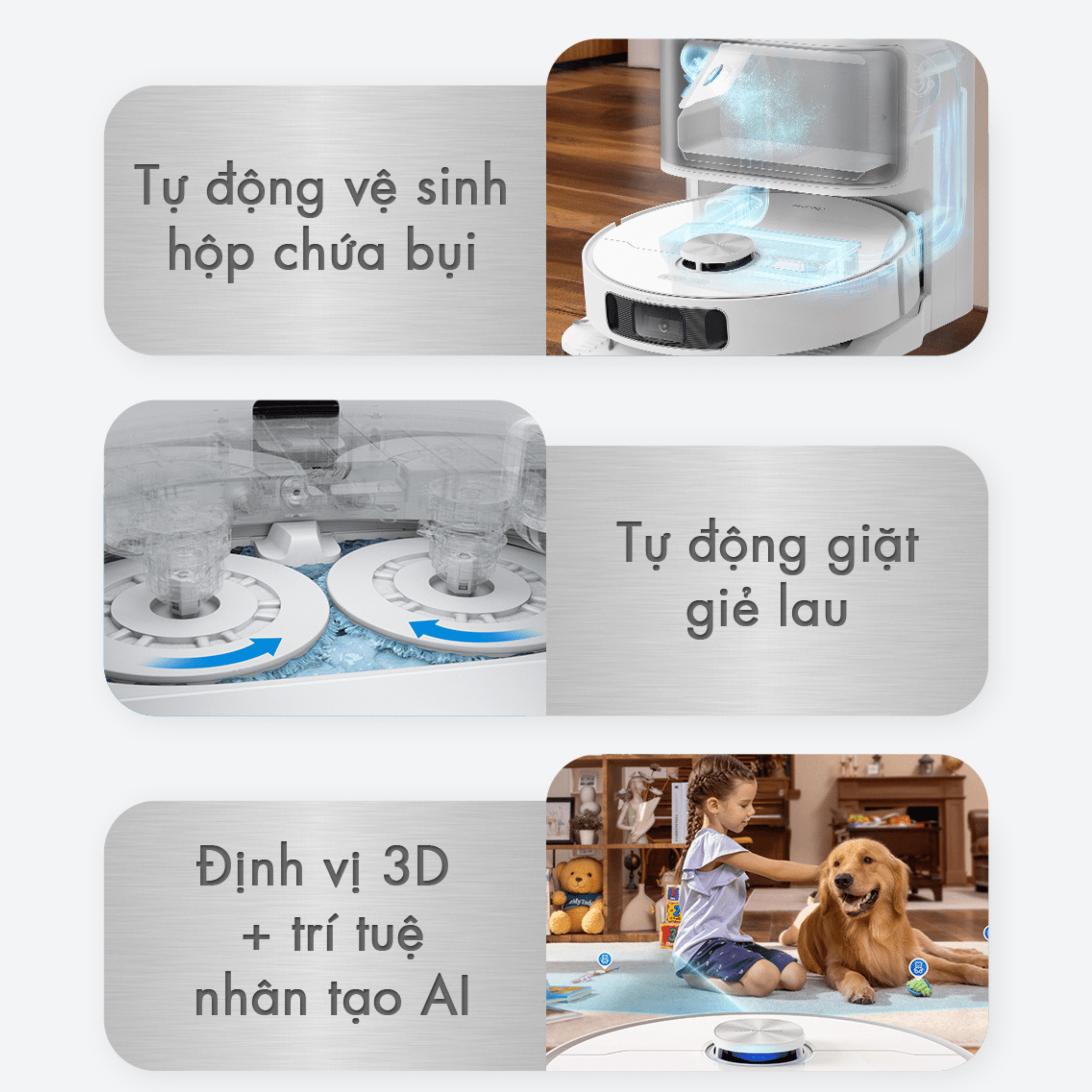 Robot hút bụi lau nhà Dreame L10S Ultra - Quốc Tế - Bản Tiêu Chuẩn Robot hút bụi lau nhà Dreame L10S Ultra - Quốc Tế - Bản Tiêu Chuẩn - Ảnh 5