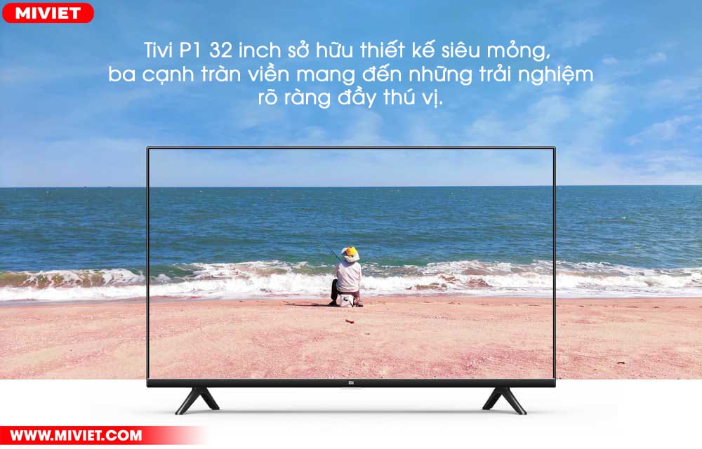 Màn hình tràn viền với kích thước 32 inch