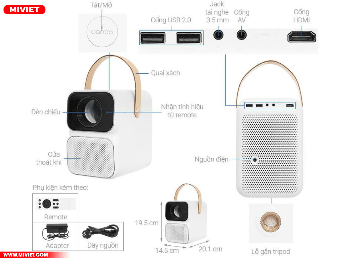 So sánh máy chiếu thông minh Wanbo T6 Max và T6R Max