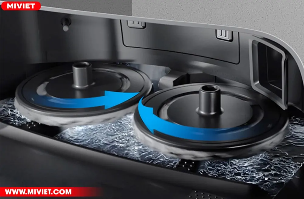 Top 4 Robot Hút Bụi Lau Nhà Tự Động Giặt Giẻ Xiaomi Tốt Nhất 2022 Công nghệ giặt sấy khô khăn lau trên robot hút bụi lau nhà