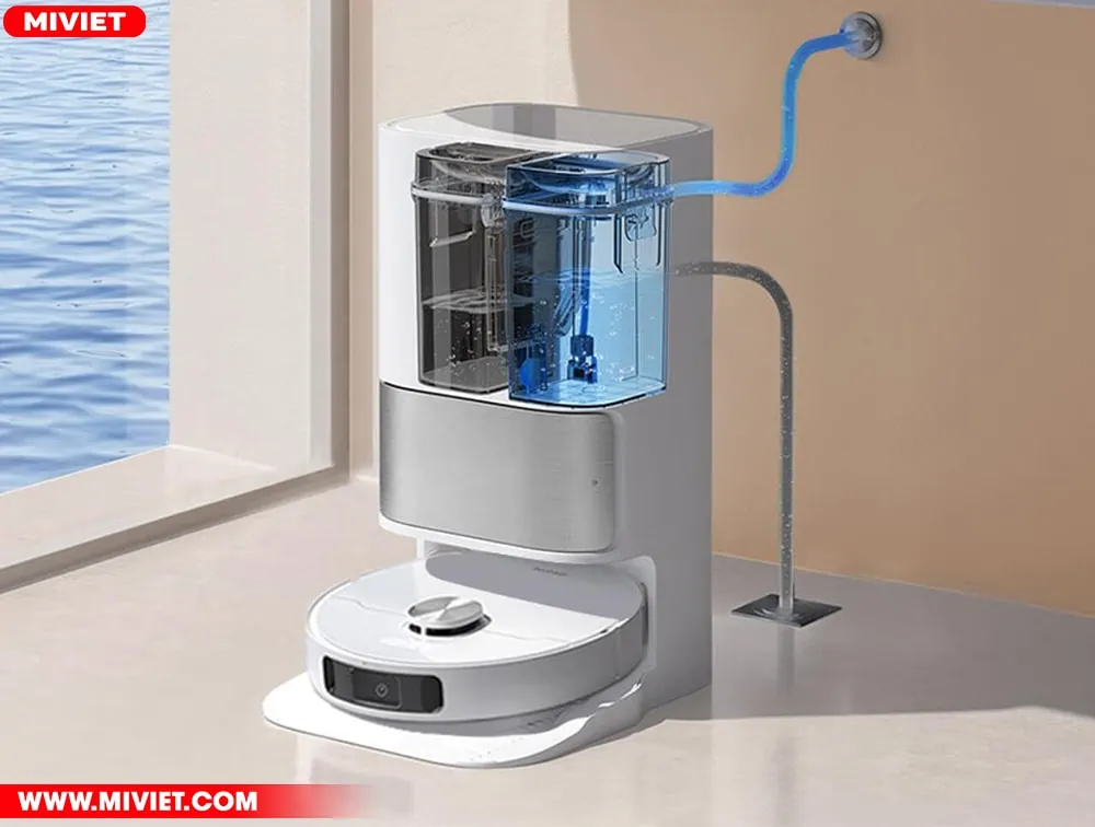 Top 4 Robot Hút Bụi Lau Nhà Tự Động Giặt Giẻ Xiaomi Tốt Nhất 2022 Dreame L10S có dock sạc siêu khủng 6 trong 1